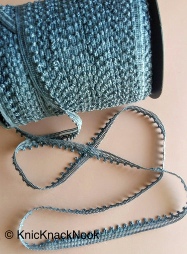 Wholesale Grey 9 Yards Lace Trims 10mm Wide, Fringe Trimming, Decorative Fringe Tape